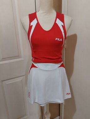 🌺 Like New Fila Athletic Tank Top with Matching Skirt